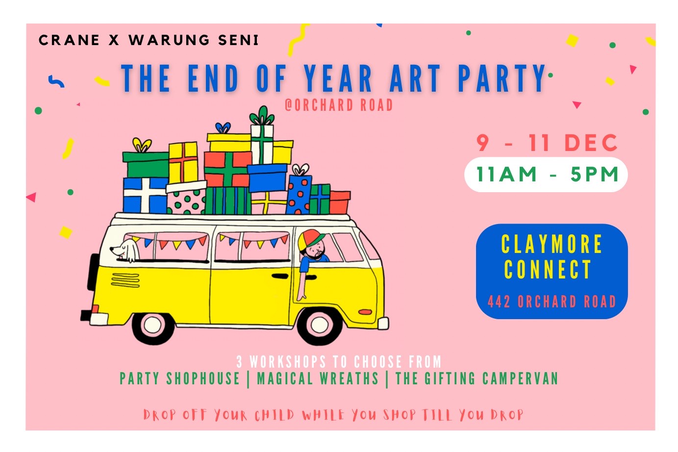 End of Year Art Party with Warung Seni X Crane