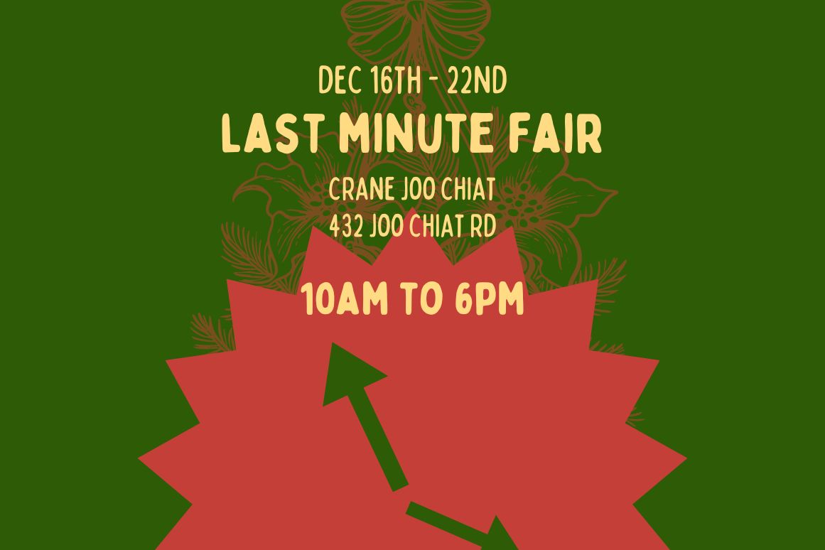 Last Minute Fair at Crane Joo Chiat