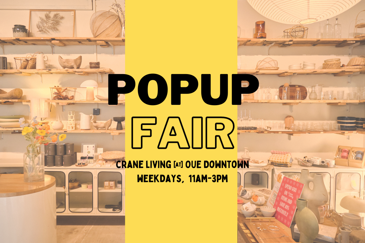 Pop-Up Fairs at Crane Living OUE Downtown